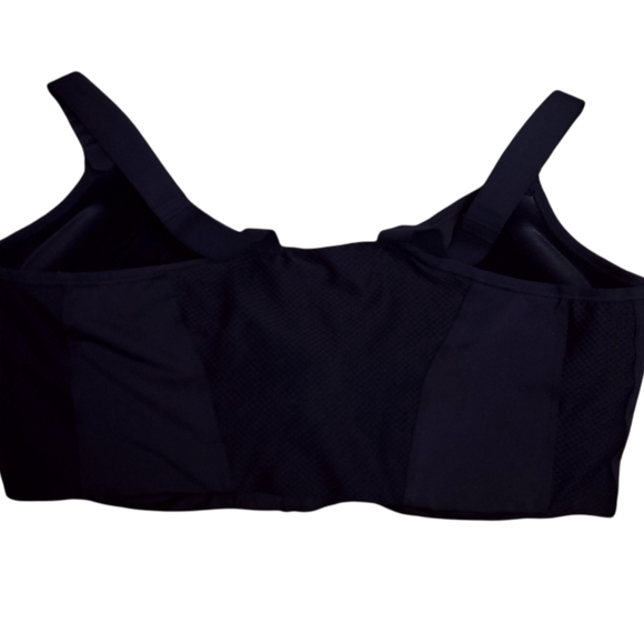 Curvy Couture Zip Fit Underwire Sports Bra - Picture 4 of 10